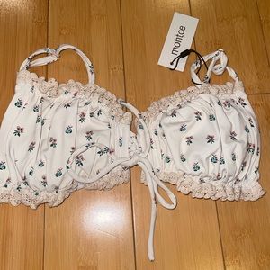 Montce swim Fruity Floral Vero Bikini Top